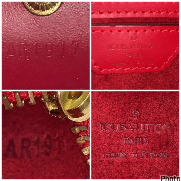 Auth Louis Vuitton Epi Suoufflot Red With Pouch - Picture 4 of 11